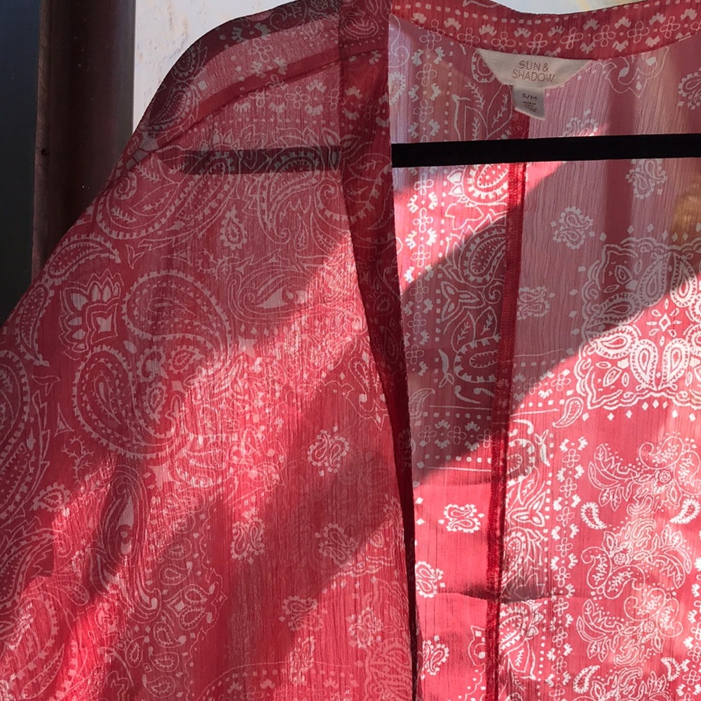 Pink and White Kimono